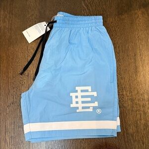 Eric Emanuel Light Blue Swim Shorts NEW